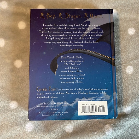 Free: Dragon Rider by Cornelia Funke Hardcover - Picture 2 of 10